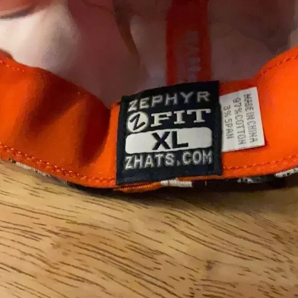 Zephyr Clemson Tigers XL Stretchfit Hat - New - Picture 7 of 8